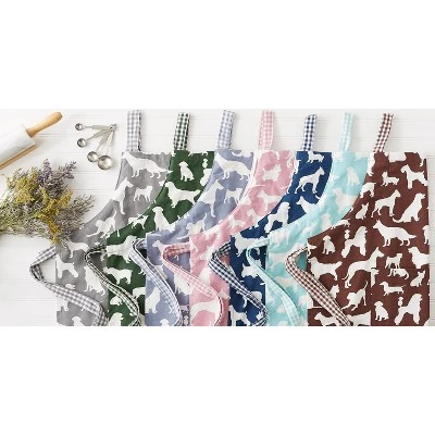Design Imports Rose Dog Print Chef Apron 6 Design Imports Rose Dog Print Chef Apron - Image 6