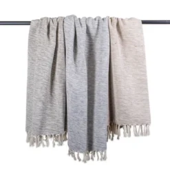 50"x60" Variegated Throw Blanket Brown - Design Imports -Design Imports GUEST c1fad3ce 7554 4dae 8cb0 9b6bc79c3096