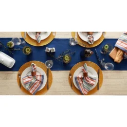 DII Round Floral Placemat Set 6 Piece, Honey Gold, 15" Dia 14 DII Round Floral Placemat Set 6 Piece, Honey Gold, 15" Dia -Design Imports GUEST c215c465 f985 4ab8 b383 caaa893a9fbc