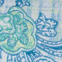 Design Imports Blue Watercolor Paisley Print Outdoor Tablecloth With Zipper 60X84