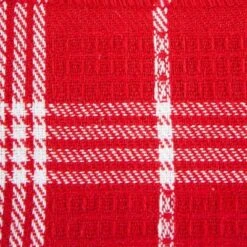 Design Imports Red Waffle Weave Dishtowel Set/6 -Design Imports GUEST c3eaee7f b26e 42aa b4ad 6c6b29226772