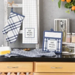 Design Imports French Blue Home Sweet Farmhouse Kitchen Set/4 -Design Imports GUEST c496032e d9a3 4593 aa1c b2e1152f26fb