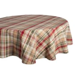 Design Imports Give Thanks Plaid Tablecloth 70 Round 13 Design Imports Give Thanks Plaid Tablecloth 70 Round -Design Imports GUEST c86c620c d244 46e4 a60d 4f2acda4d762