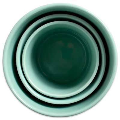 Design Imports Aqua Coffee/Sugar/Tea Ceramic Canister Set/3 5 Design Imports Aqua Coffee/Sugar/Tea Ceramic Canister Set/3 - Image 5