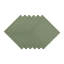 Design Imports Artichoke Green Solid Napkin Set/6 -Design Imports GUEST cada75a1 38e2 4d9b b229 f027935284df