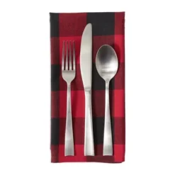 Design Imports Tango Red/Black Buffalo Check Napkin Set/6 -Design Imports GUEST cb61216b 375f 4f6c 8ca8 6d032afd4128