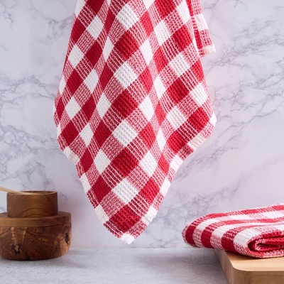 Design Imports Washed Waffle Dishtowel Set/2, Wild Dove 3 Design Imports Washed Waffle Dishtowel Set/2, Wild Dove - Image 3