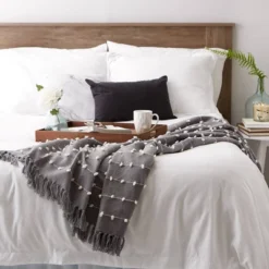 50"x60" Woven Loop Throw Blanket - Design Imports -Design Imports GUEST ccba5e94 41b1 45f2 aca4 3ac183145ede