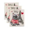 Design Imports Dog In Paris Swedish Dishcloth Set/3