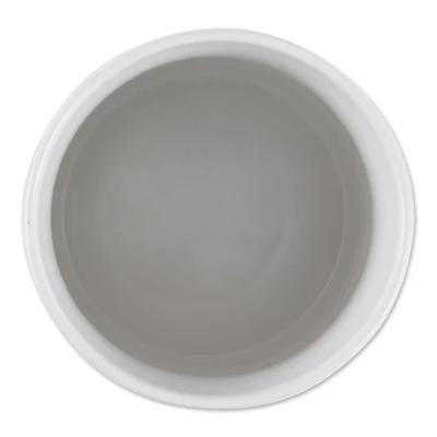 Design Imports Stonewash Blue & White Buffalo Check Ceramic Canister Set/3 1 Design Imports Stonewash Blue & White Buffalo Check Ceramic Canister Set/3