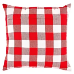 4pk 18"x18" Gingham Buffalo Check Assorted Square Throw Pillow Covers - Design Imports -Design Imports GUEST cde72afa 5c2a 4e74 8148 be65c4fcab23