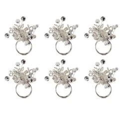 DII Multibead Napkin Ring Set Of 6, Gold -Design Imports GUEST ce26173b 63fc 4fb9 8ae8 99e8df4439ad