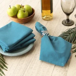Design Imports Teal Solid Napkin Set/6 11 Design Imports Teal Solid Napkin Set/6 -Design Imports GUEST cf99f4e6 441c 4468 9ddb 1f469292b83f