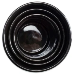 Design Imports Black Coffee/Sugar/Tea Ceramic Canister Set/3 -Design Imports GUEST d0c18f2b 4986 4015 a011 607e244b96d8