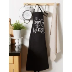 Design Imports Printed Chef Apron Cook For Wine -Design Imports GUEST d13f0a04 5bd9 4e11 9aa6 9d8e05cbcfcd