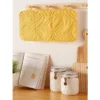 Design Imports Quilted Potholder Set 3 Piece Yellow 7X9"