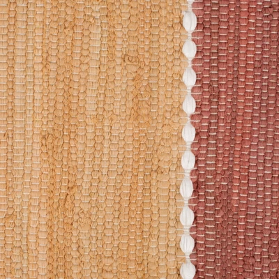 Design Imports Spice Color Block Cotton Chindi Rug 2X3Ft 5 Design Imports Spice Color Block Cotton Chindi Rug 2X3Ft - Image 5