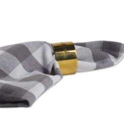 DII 4 Piece Napkin Ring Set, Always Grateful Asst