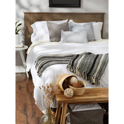 50"x60" Braided Striped Throw Blanket - Design Imports 4 50"x60" Braided Striped Throw Blanket - Design Imports - Image 4