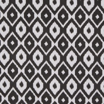 Design Imports Black Ikat Outdoor Tablecloth With Zipper 60X120 8 Design Imports Black Ikat Outdoor Tablecloth With Zipper 60X120 - Image 8