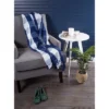 50"x60" Buffalo Check Throw Blanket Navy/Off-White - Design Imports