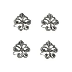 Design Imports Fleur-de-lis Napkin Ring Set/4 7 Design Imports Fleur-de-lis Napkin Ring Set/4 -Design Imports GUEST d42f354b 16f9 4f93 8b0a 463066ef20bc