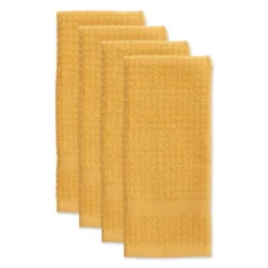 Design Imports Terry Waffle Solid Dishtowel Set 4 Piece, 15X26", Mustard 10 Design Imports Terry Waffle Solid Dishtowel Set 4 Piece, 15X26", Mustard -Design Imports GUEST d5823419 6a24 4b58 b761 992921634cc5