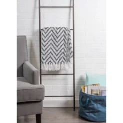 50"x60" Large Chevron Handloom Throw Blanket - Design Imports -Design Imports GUEST d5aa5377 728a 49cd 92ab 342cdd1b8ff0