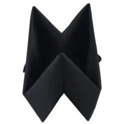 Set Of 2 11" X 11" X 11" Nonwoven Pp Square Storage Cube Solid Black - Design Imports -Design Imports GUEST d5b4bb23 4c51 438a 99d6 c8e8ef6cdbf3