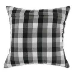 4pk 18"x18" Square Throw Pillow Covers Gray - Design Imports