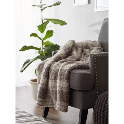 50"x60" Farmhouse Plaid Plush Throw Blanket - Design Imports 8 50"x60" Farmhouse Plaid Plush Throw Blanket - Design Imports - Image 8