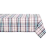 Design Imports Lighthouse Plaid Tablecloth 60X104