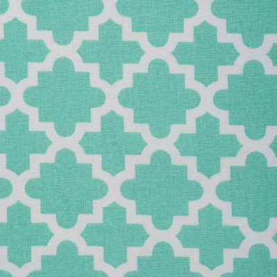 Design Imports Aqua Lattice Tablecloth 60X120 2 Design Imports Aqua Lattice Tablecloth 60X120 - Image 2