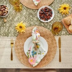 Design Imports Natural Basketweave Round Woven Placemat Set/4 12 Design Imports Natural Basketweave Round Woven Placemat Set/4 -Design Imports GUEST daa0cb15 fa6b 4d02 97c7 d0e8121ef191