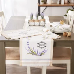 Design Imports Lavender Sprigs Printed Napkin Set/4 -Design Imports GUEST daa33596 7a05 402a 9c5b 1372f414b2d6