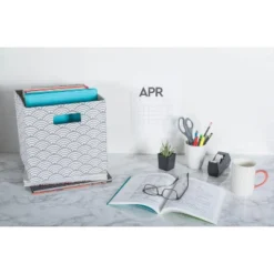 Polyester Cube Waves Gray Square 13x13x13 -Design Imports GUEST daad8d9d 2c4f 4a7e ac2b ae96183c7f00