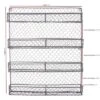 Design Imports Vintage Grey 4 Tier Chicken Wire Spice Rack