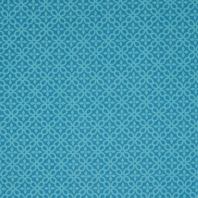 Design Imports Storm Blue Tonal Lattice Print Outdoor Tablecloth 60 Round 6 Design Imports Storm Blue Tonal Lattice Print Outdoor Tablecloth 60 Round - Image 6