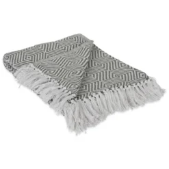 50"x60" X Diamond Geometric Throw Blanket - Design Imports -Design Imports GUEST dcf1749a 9d10 4a00 af83 33bd27b8dc5f