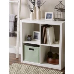 Polyester Cube Solid Mint Square 11x11x11 -Design Imports GUEST df1d9422 6774 4dc9 bb75 b697bbda6872