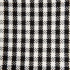 Design Imports Check Dishtowel & Dishcloth Set 6 Piece, Black, Dt 18X28", Dc 13X13" -Design Imports GUEST df4724df 95be 499d a75b 1dbec5a99c55