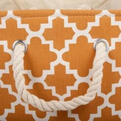 Design Imports Polyester Bin Lattice Pumpkin Spice Rectangle Medium 16X10X12 11 Design Imports Polyester Bin Lattice Pumpkin Spice Rectangle Medium 16X10X12 -Design Imports GUEST e17d44a1 f0e2 4038 870f a4adedf788e6