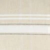 Design Imports French Stripe Tablecloth, Taupe/White, 60X120"