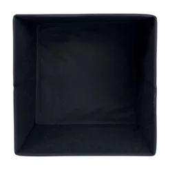 Set Of 2 11" X 11" X 11" Nonwoven Pp Square Storage Cube Solid Black - Design Imports -Design Imports GUEST e2c4e4af 20bc 420a bea5 f2b70e71e94b