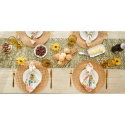 Design Imports Natural Basketweave Round Woven Placemat Set/4 13 Design Imports Natural Basketweave Round Woven Placemat Set/4 -Design Imports GUEST e39ec494 4a58 4cfc a855 03faf2fdada7