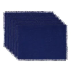 DII Jute Solid Placemat Set 6 Piece, Nautical Blue, 13x19" 15 DII Jute Solid Placemat Set 6 Piece, Nautical Blue, 13x19" -Design Imports GUEST e4916491 b0a6 4908 be9a b03e1023b389