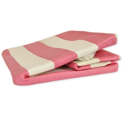 Design Imports Paper Bin Stripe Pink Rectangle Large 17X12X12 4 Design Imports Paper Bin Stripe Pink Rectangle Large 17X12X12 - Image 4