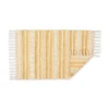 Design Imports Chenille Doodle Lines Rug - Honey Gold - 2 X 3 Ft