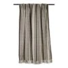 Design Imports Dark Brown Braided Stripe Throw