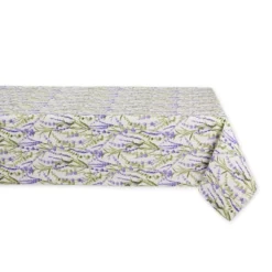 Design Imports Lavender Fields Printed Tablecloth 52X52 -Design Imports GUEST e5e086c6 4542 4cb3 bc29 36a5bdd79ba7
